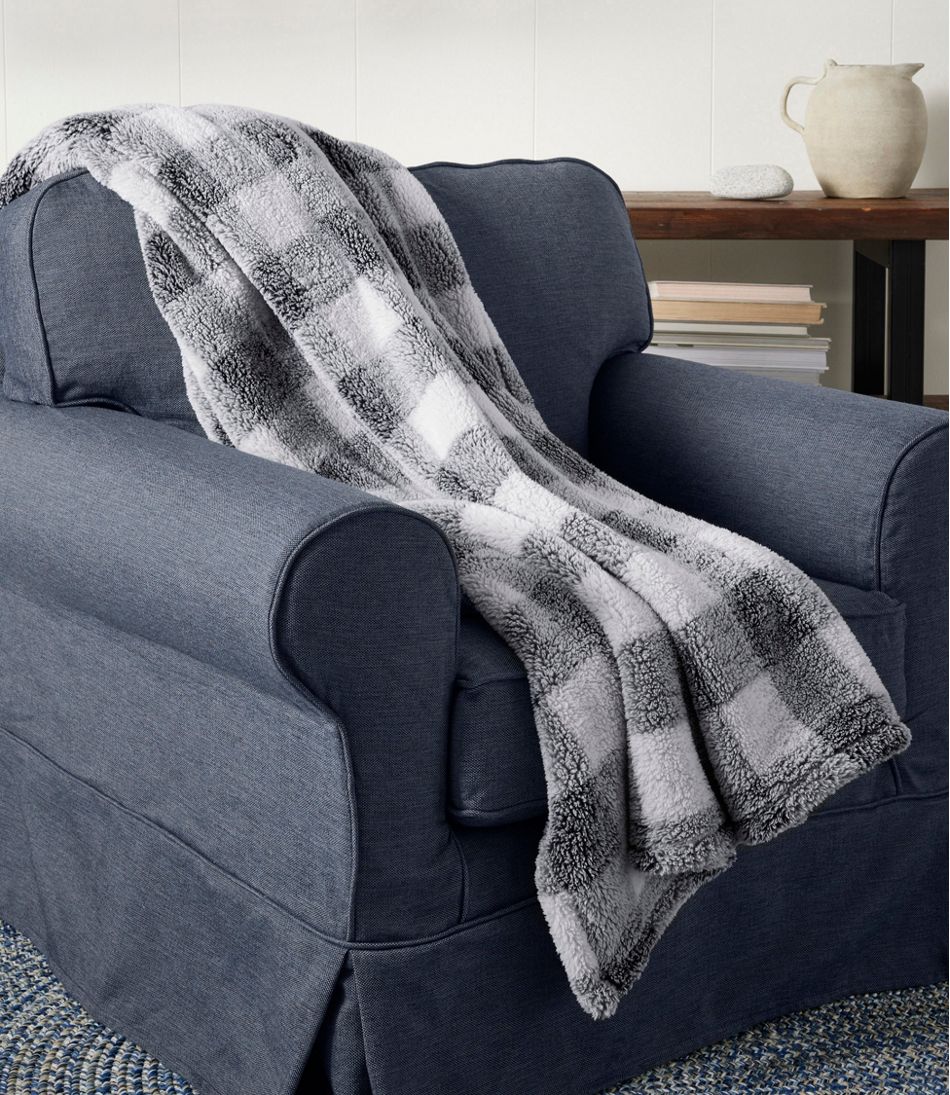 Cozy Plush Throw, Plaid - L.L.Bean Latest