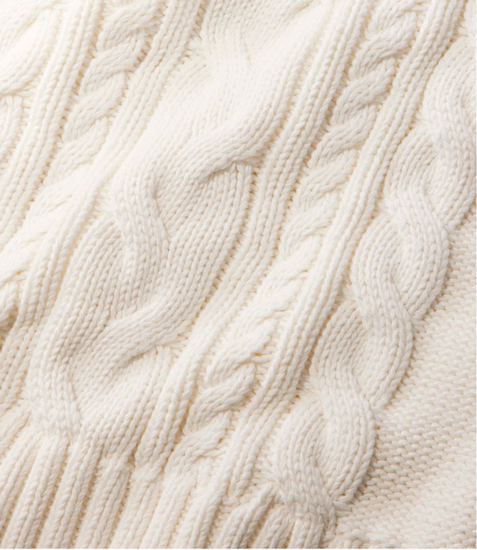 Women's Double L® Cable Sweater, Crewneck - L.L.Bean Everyday