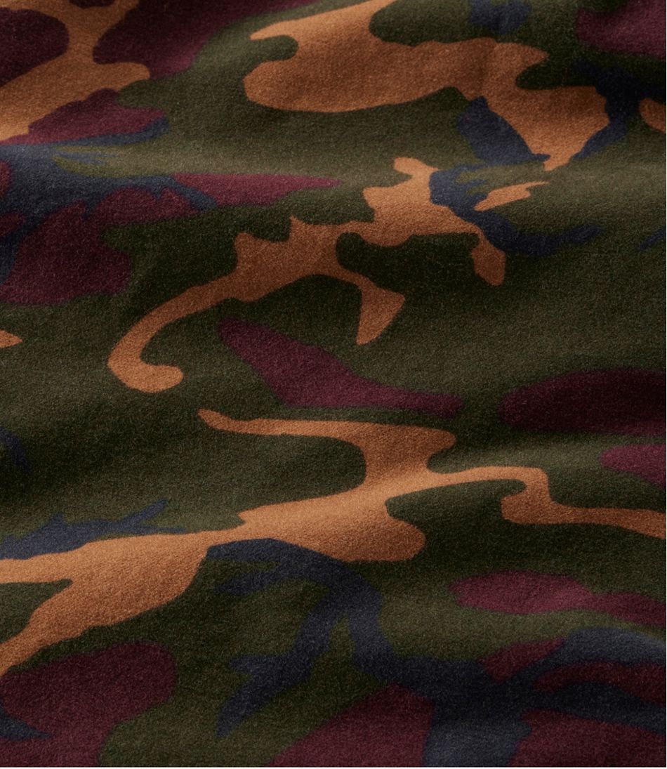 Men's Bean's Moleskin Shirt, Slightly Fitted Untucked Fit, Print - L.L.Bean Customer Favorite