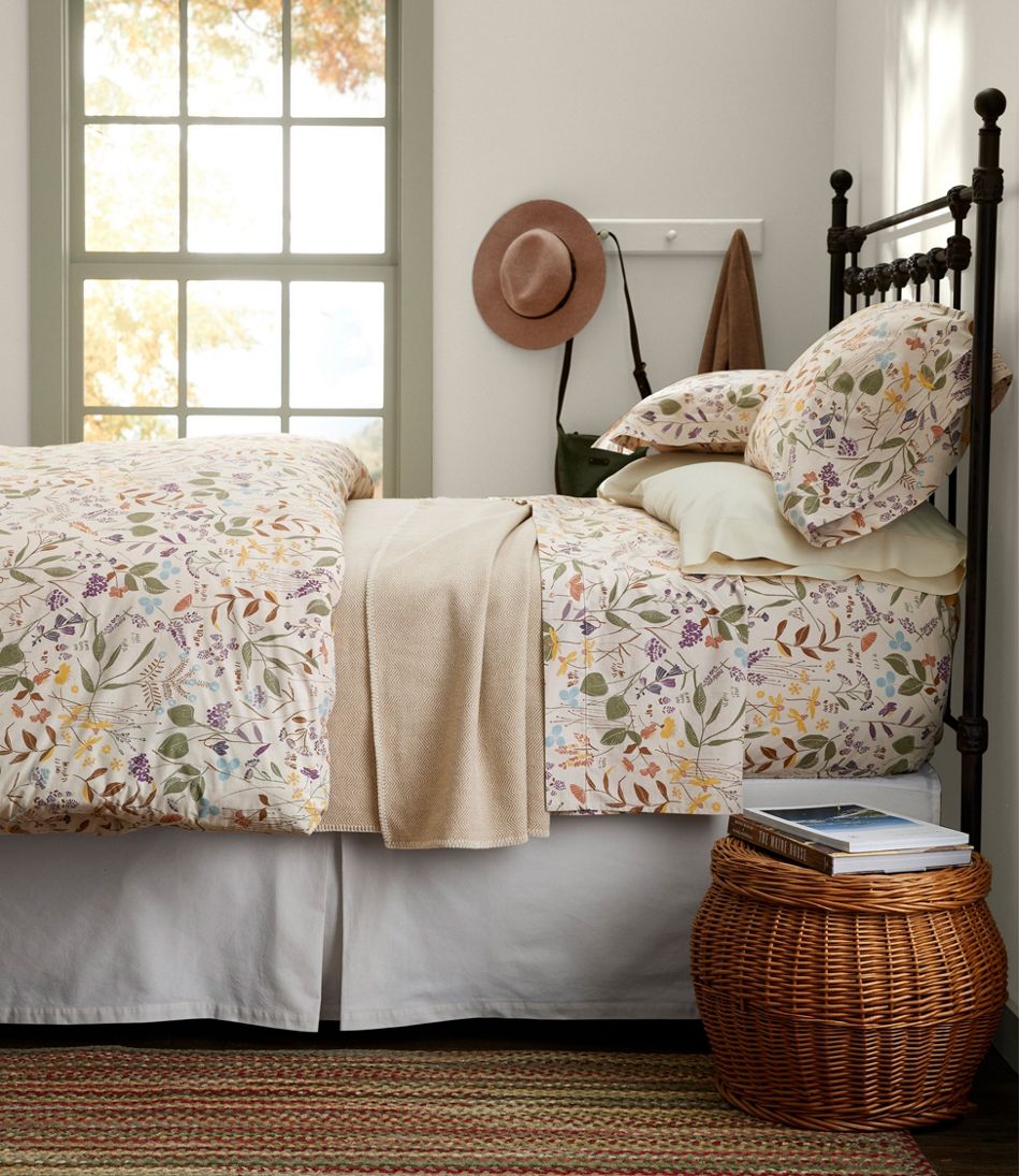 Birch Floral Percale Sheet Collection - L.L.Bean Customer Favorite