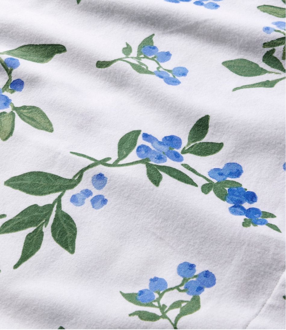Jess Franks Blueberry Flannel Sheet Collection - L.L.Bean New