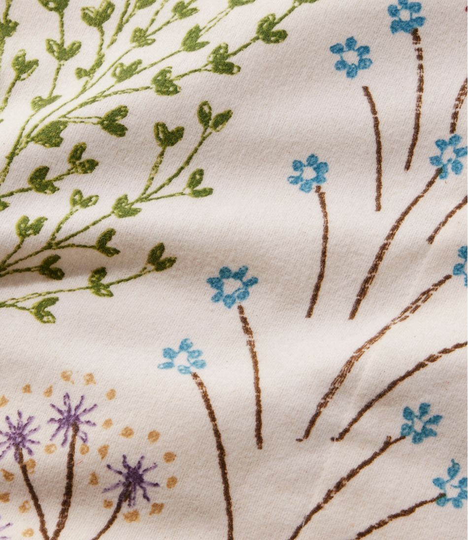Botanical Floral Flannel Comforter Cover Collection - L.L.Bean Essential