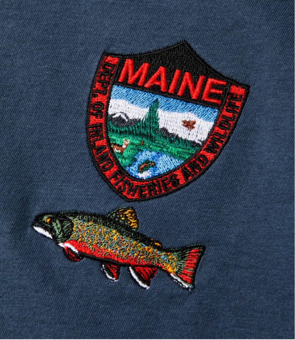 Men's MIF&W Tee, Long-Sleeve Brook Trout - L.L.Bean Great Value