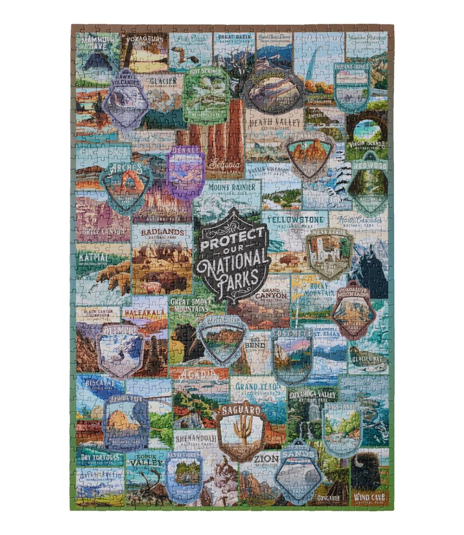 Protect Our National Parks Puzzle, 1000 Pieces - L.L.Bean Signature