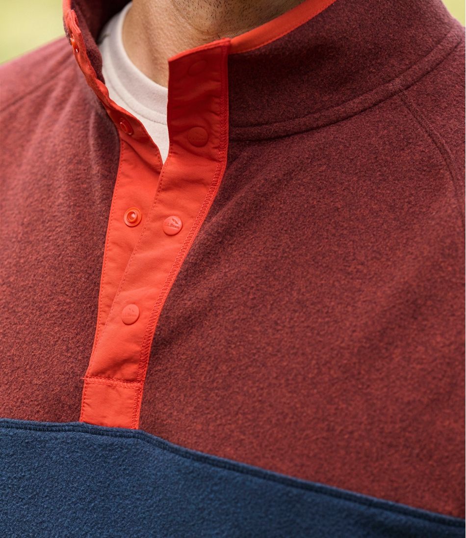 Men's All Season Access Fleece Pullover, Colorblock - L.L.Bean Customer Favorite