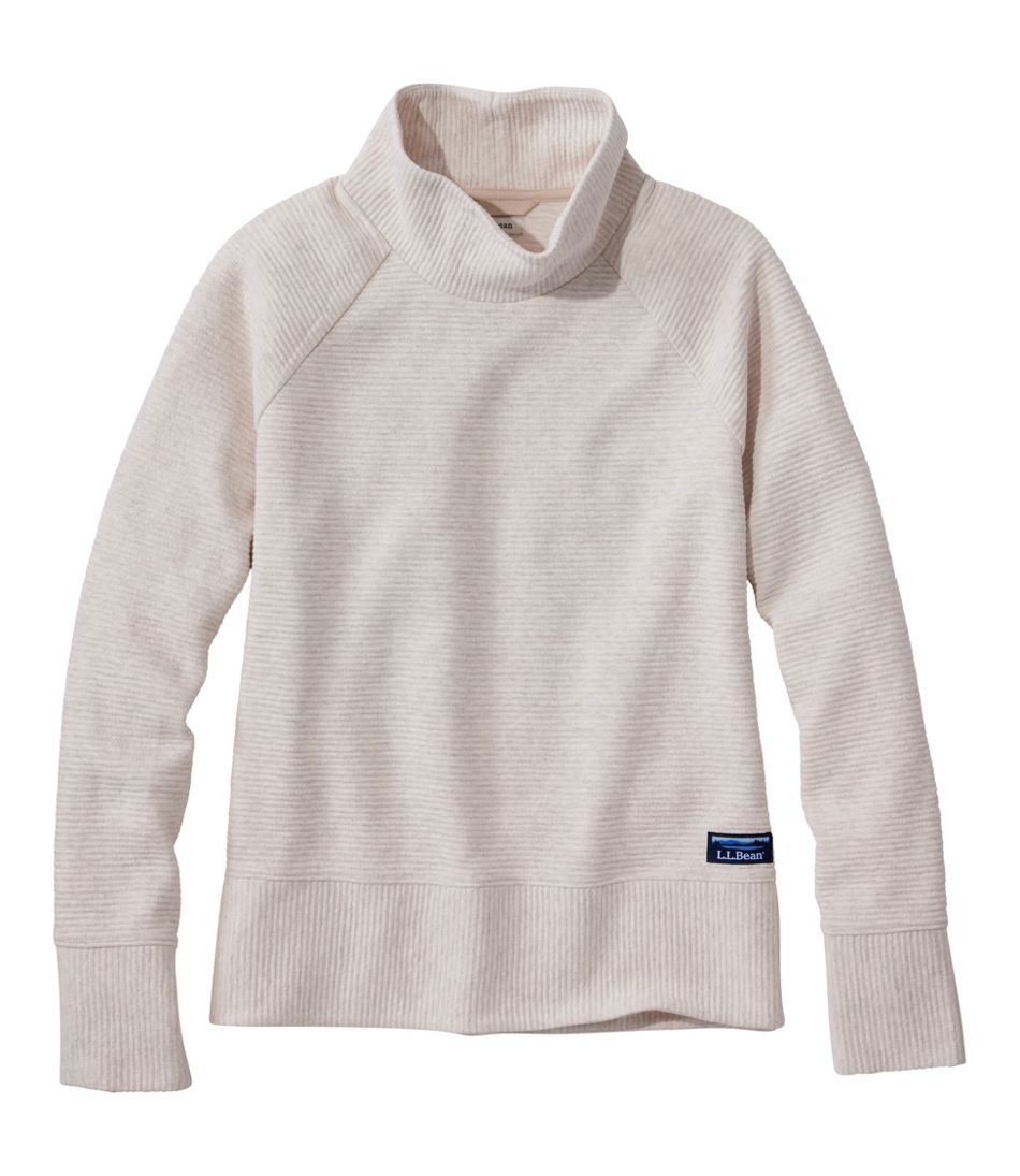 Women's Lakewashed Double-Knit Funnelneck - L.L.Bean Premium