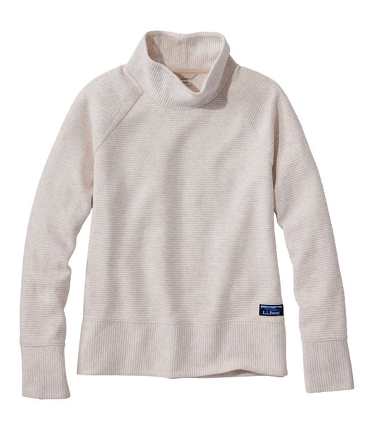 Women's Lakewashed Double-Knit Funnelneck - L.L.Bean Premium