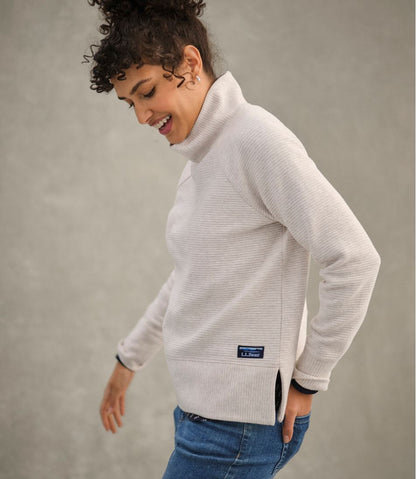 Women's Lakewashed Double-Knit Funnelneck - L.L.Bean Premium