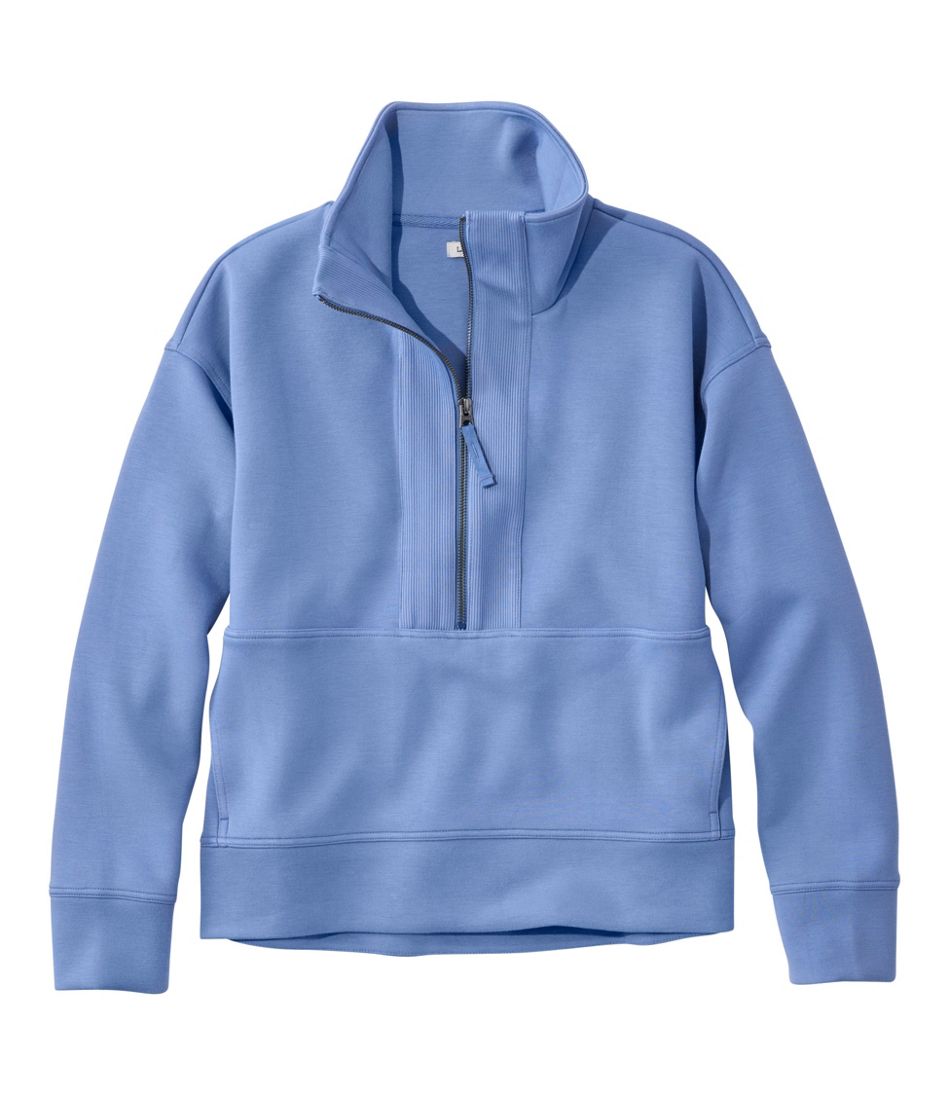 Women's L.L.Bean CloudSoft Top, Half-Zip Pullover - L.L.Bean New