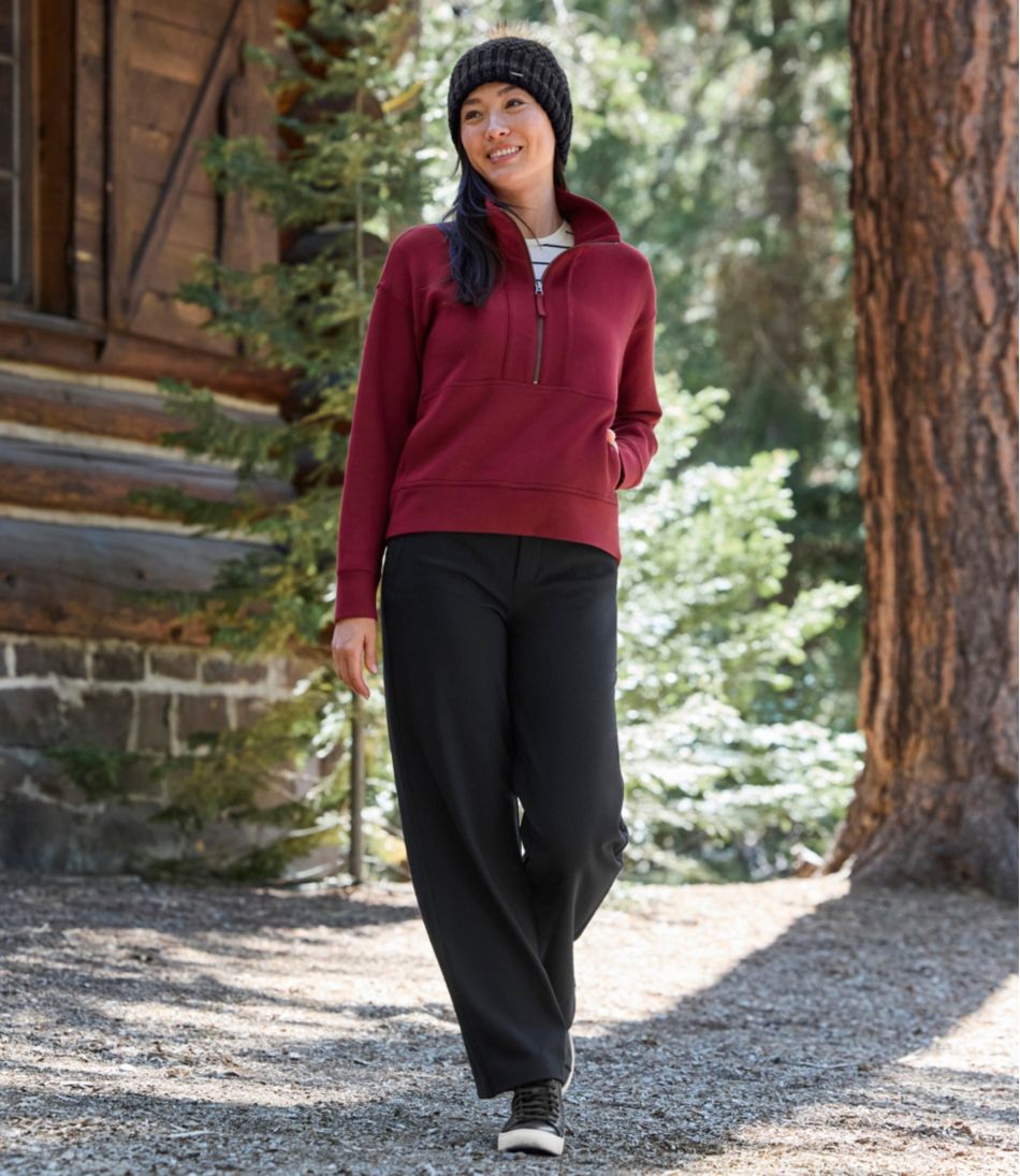 Women's L.L.Bean CloudSoft Top, Half-Zip Pullover - L.L.Bean New