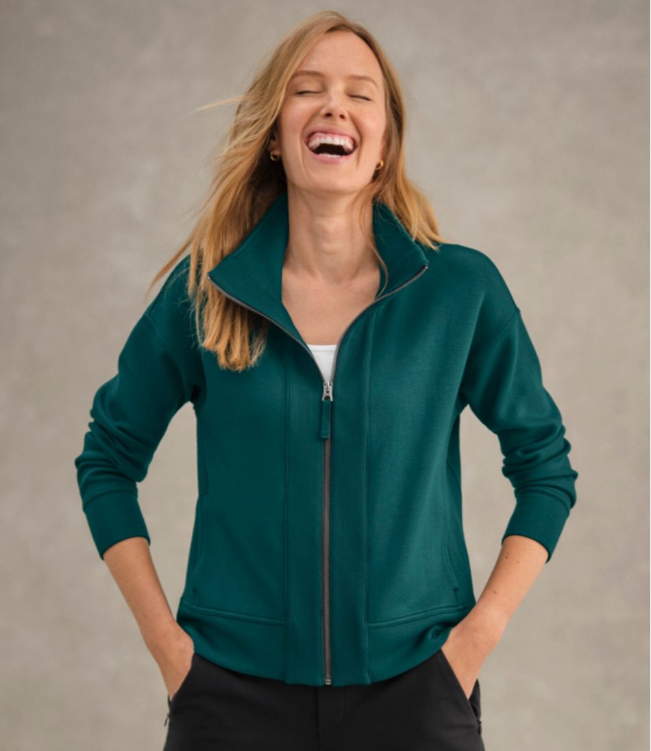 Women's L.L.Bean CloudSoft Top, Full-Zip - L.L.Bean Popular