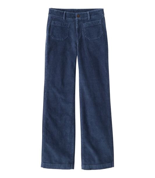 Women's 207 Vintage Corduroy Patch Pocket Pants, Mid-Rise Wide Straight-Leg - L.L.Bean Best Seller