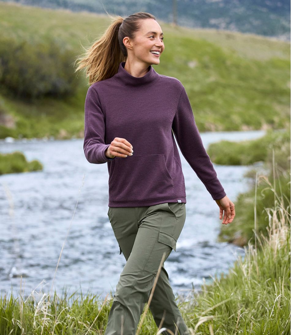 Women's Mountainside Micro Waffle Pullover - L.L.Bean Signature