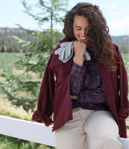 Women's Sunwashed Corduroy Shirt - L.L.Bean Top Pick