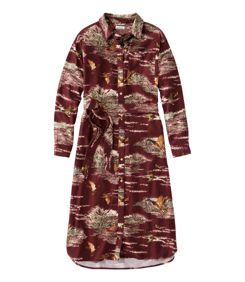 Women's Signature Camp Flannel Midi Dress - L.L.Bean Popular