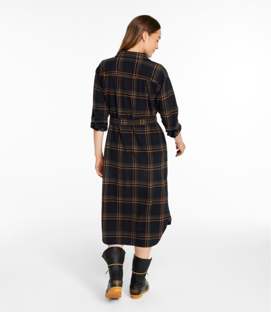 Women's Signature Camp Flannel Midi Dress - L.L.Bean Popular
