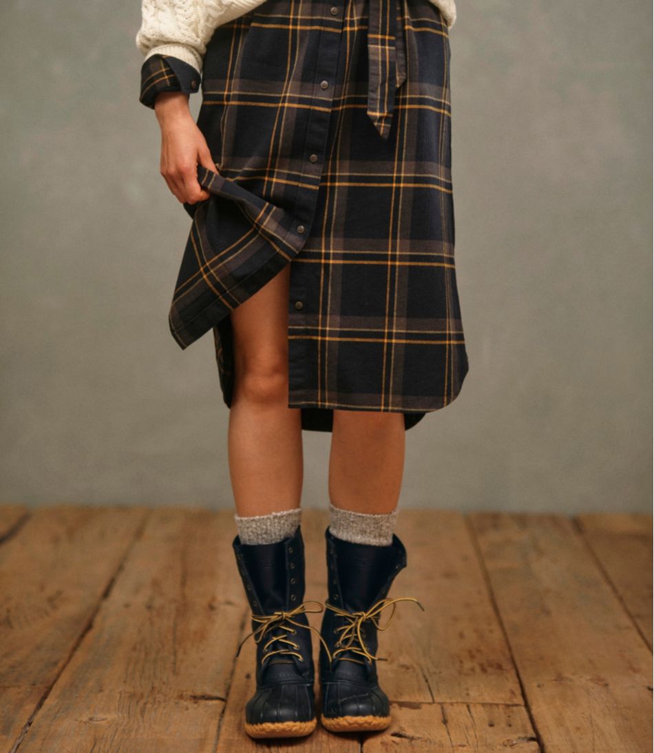 Women's Signature Camp Flannel Midi Dress - L.L.Bean Popular