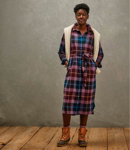 Women's Signature Camp Flannel Midi Dress - L.L.Bean Popular
