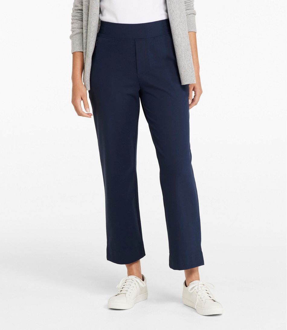 Women's Go-Anywhere Pants, High-Rise Straight-Leg Ankle - L.L.Bean Best Seller