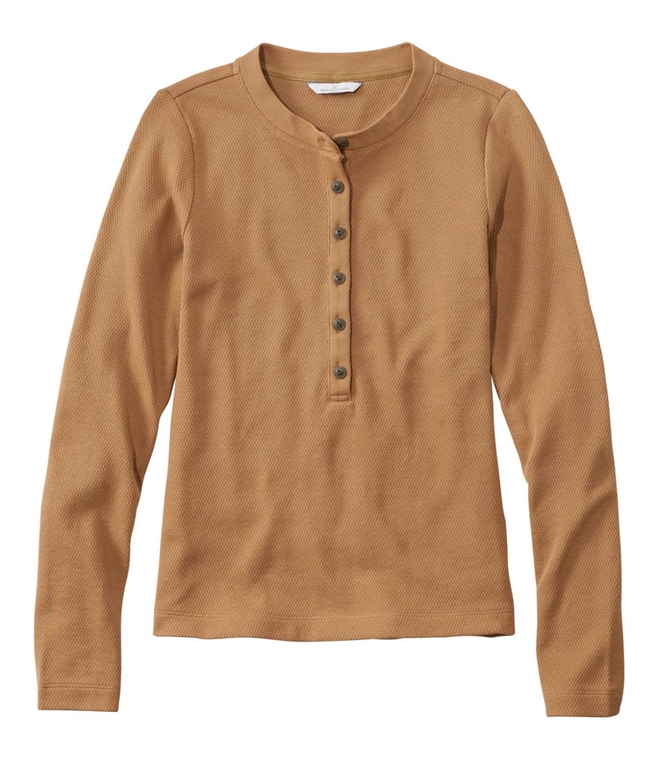 Women's Signature Premium Thermal Tops, Long-Sleeve Henley Shirt - L.L.Bean Classic