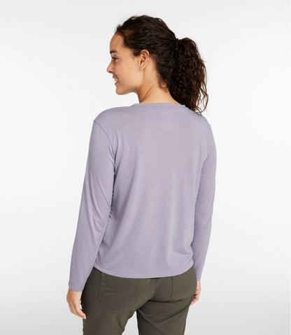 Women's Vista Camp V-Neck Pocket Tee, Long-Sleeve - L.L.Bean Great Value