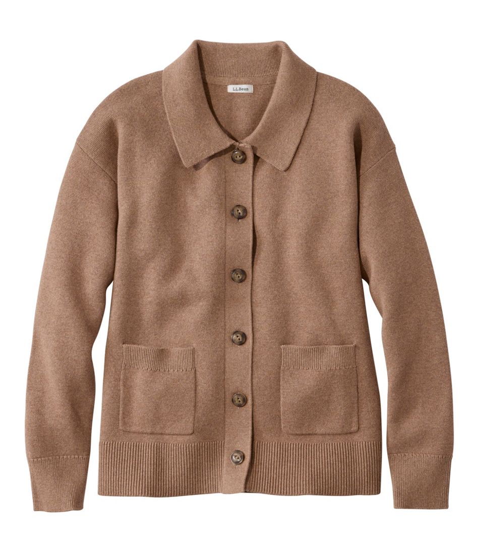 Women's Wicked Soft Cotton/Cashmere Cardigan - L.L.Bean Quality