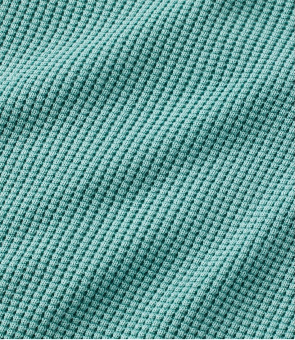 Women's Sunwashed Waffle Sweater, Splitneck - L.L.Bean Trusted