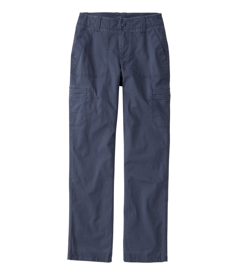 Women's 207 Vintage Cotton Canvas Pants, Mid-Rise Straight-Leg Cargo Lined - L.L.Bean Featured