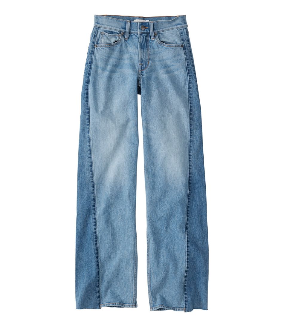 Women's Signature 1912 Premium Jeans, High-Rise Relaxed Wide-Leg - L.L.Bean Recommended