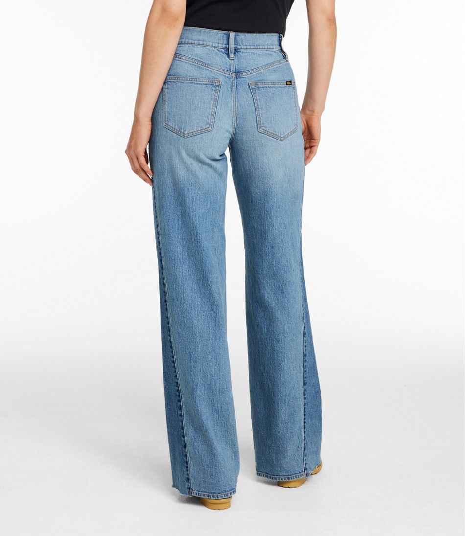Women's Signature 1912 Premium Jeans, High-Rise Relaxed Wide-Leg - L.L.Bean Recommended