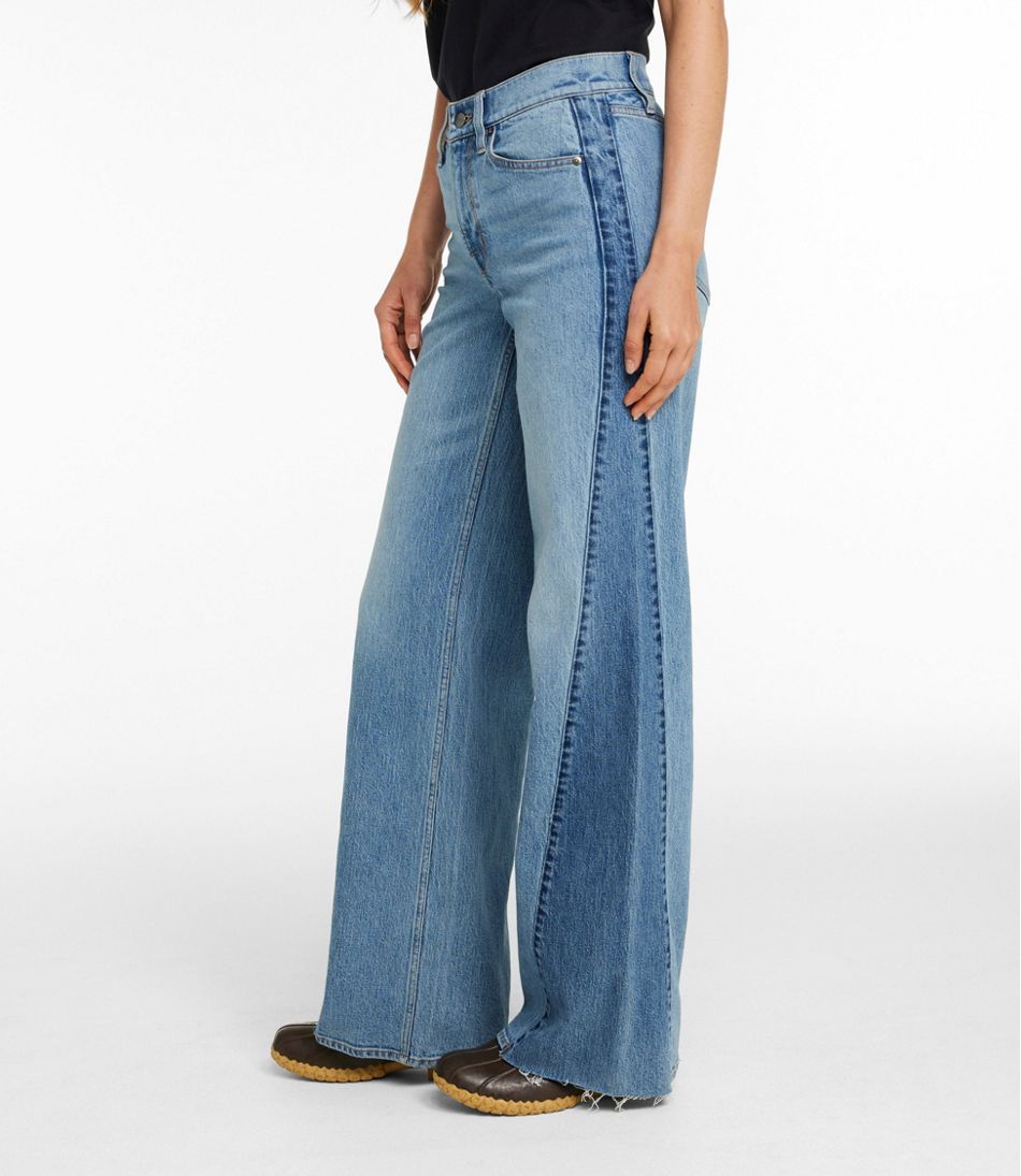 Women's Signature 1912 Premium Jeans, High-Rise Relaxed Wide-Leg - L.L.Bean Recommended