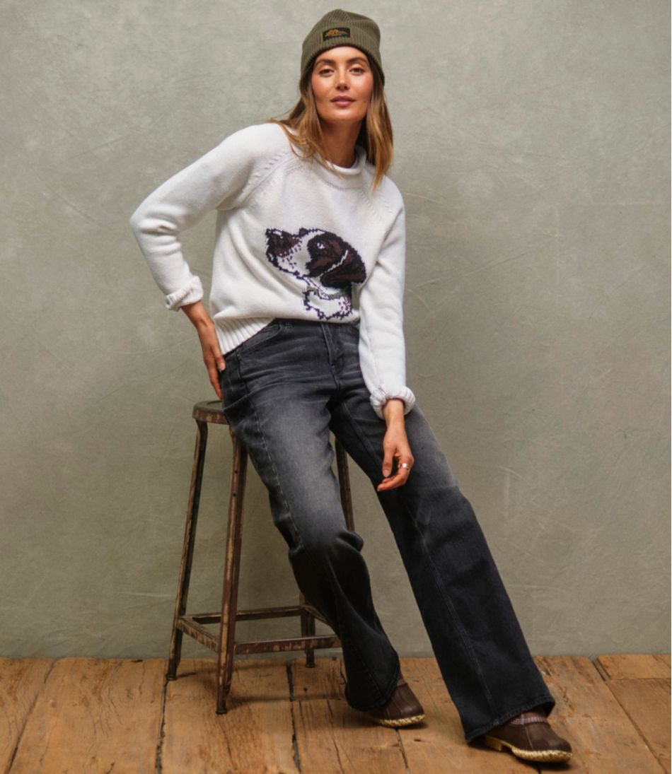 Women's Signature 1912 Premium Jeans, High-Rise Relaxed Wide-Leg - L.L.Bean Recommended