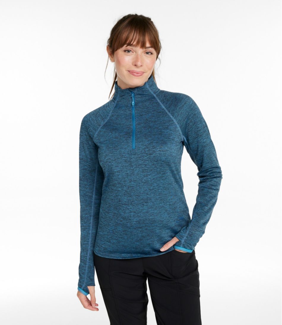 Women's Primaloft ThermaStretch Fleece 1/4 Zip Pullover - L.L.Bean Exclusive