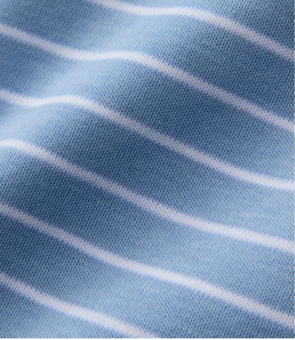 Women's Pima Cotton Tee, Long-Sleeve Crewneck Cardigan Stripe - L.L.Bean Signature