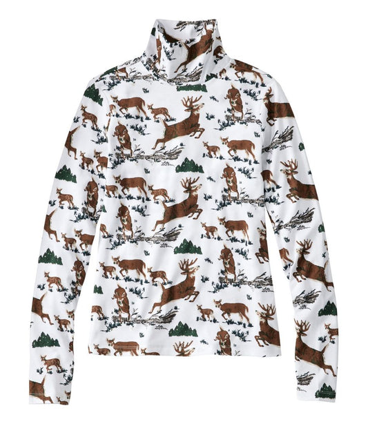 Women's Signature Lightweight Cotton Turtleneck, Novelty - L.L.Bean Essential