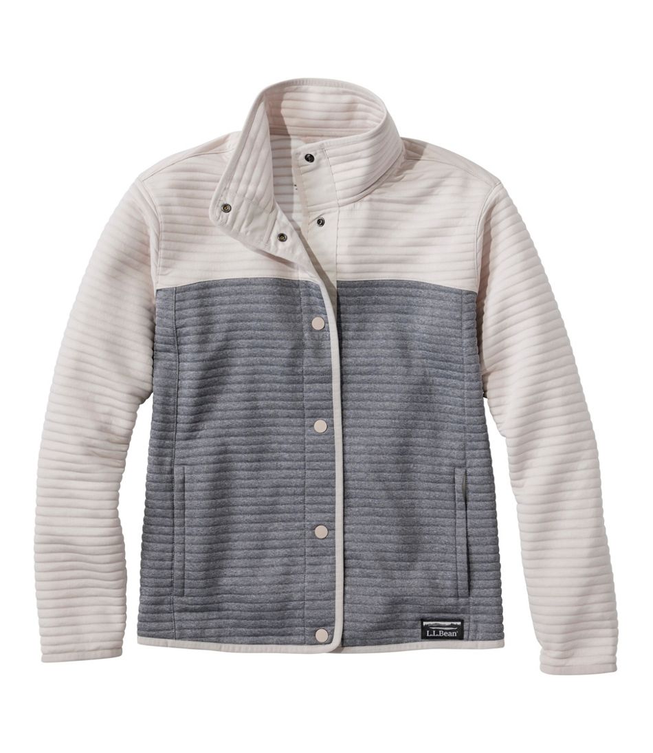 Women's Airlight Snap Front Jacket, Colorblock - L.L.Bean Quality