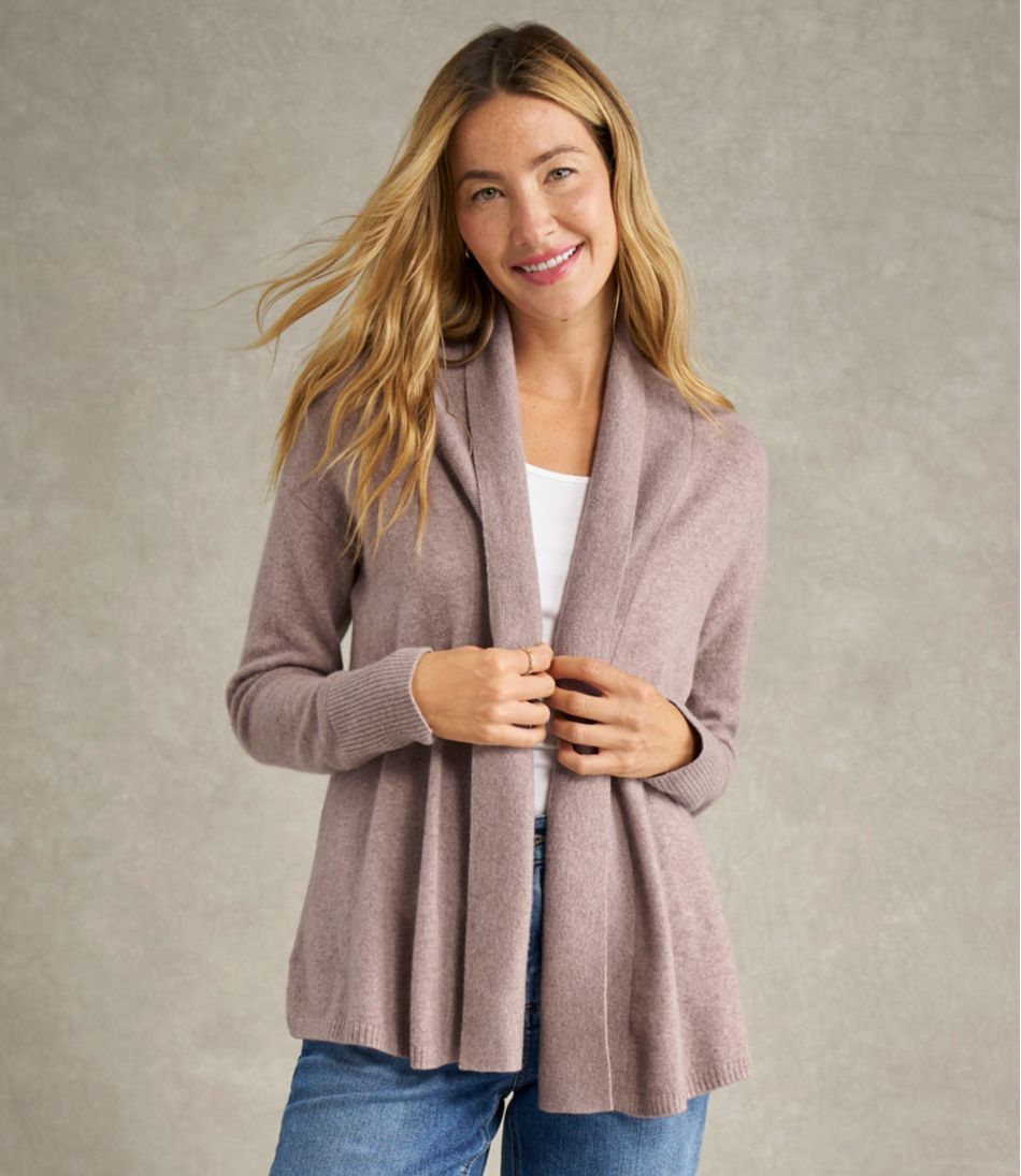 Women's Classic Cashmere Sweater, Relaxed Cardigan - L.L.Bean Customer Favorite