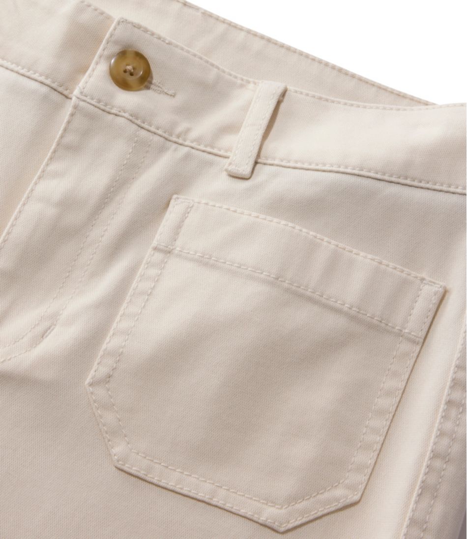 Women's Comfort Stretch Patch Pocket Pants, Mid-Rise Wide Straight-Leg Chino - L.L.Bean Trusted