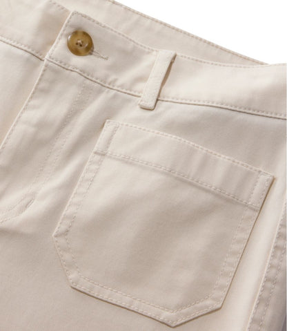 Women's Comfort Stretch Patch Pocket Pants, Mid-Rise Wide Straight-Leg Chino - L.L.Bean Trusted
