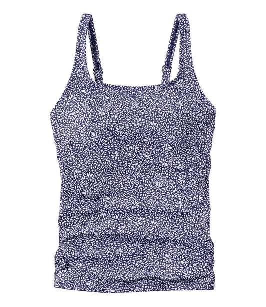 Women's L.L.Bean Coastal Essential Scoop Tankini Top, Print - L.L.Bean Classic