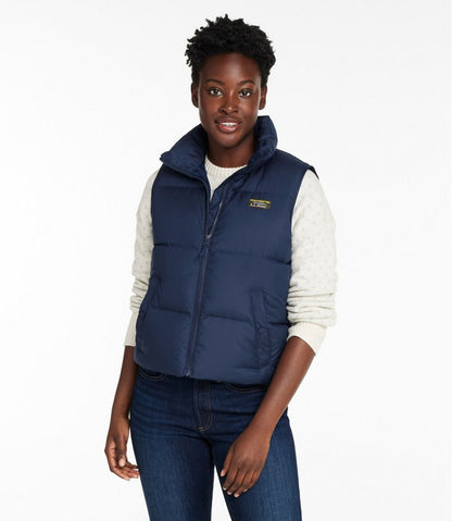 Women's Mountain Classic Down Vest, Cropped - L.L.Bean Great Value