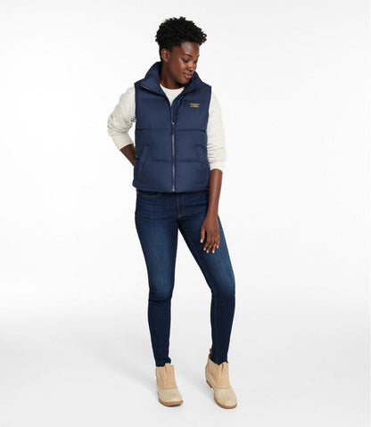 Women's Mountain Classic Down Vest, Cropped - L.L.Bean Great Value