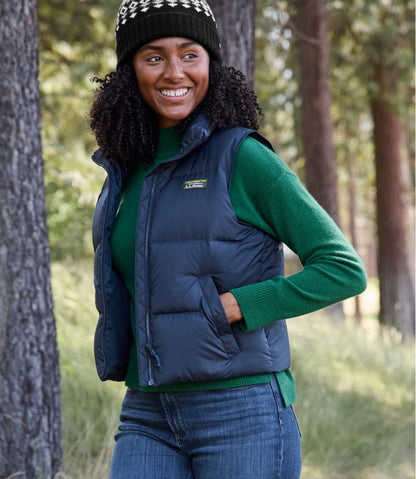 Women's Mountain Classic Down Vest, Cropped - L.L.Bean Great Value
