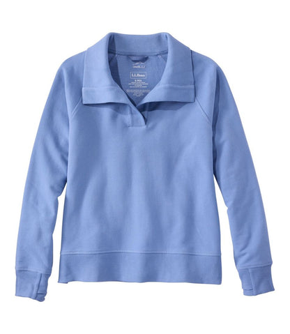 Women's Bean's Cozy Splitneck Pullover Sweatshirt - L.L.Bean Trusted