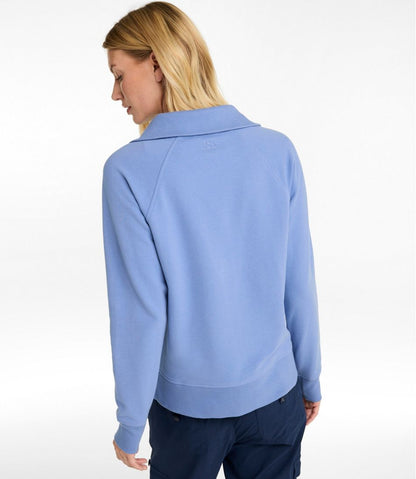 Women's Bean's Cozy Splitneck Pullover Sweatshirt - L.L.Bean Trusted
