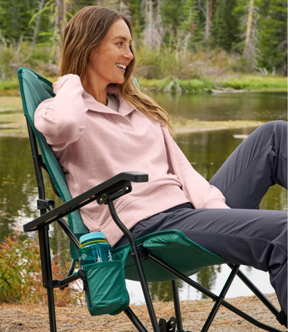 Women's Bean's Cozy Splitneck Pullover Sweatshirt - L.L.Bean Trusted