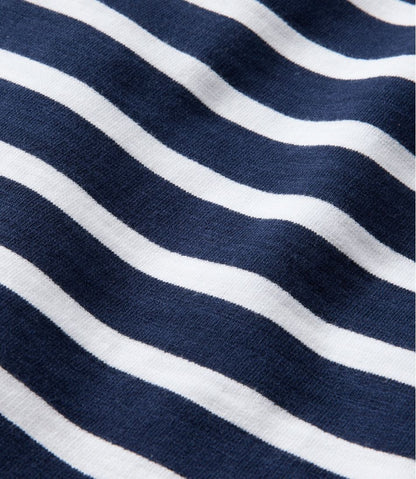 Women's Peaks Island Button Mockneck, Stripe - L.L.Bean Top Pick