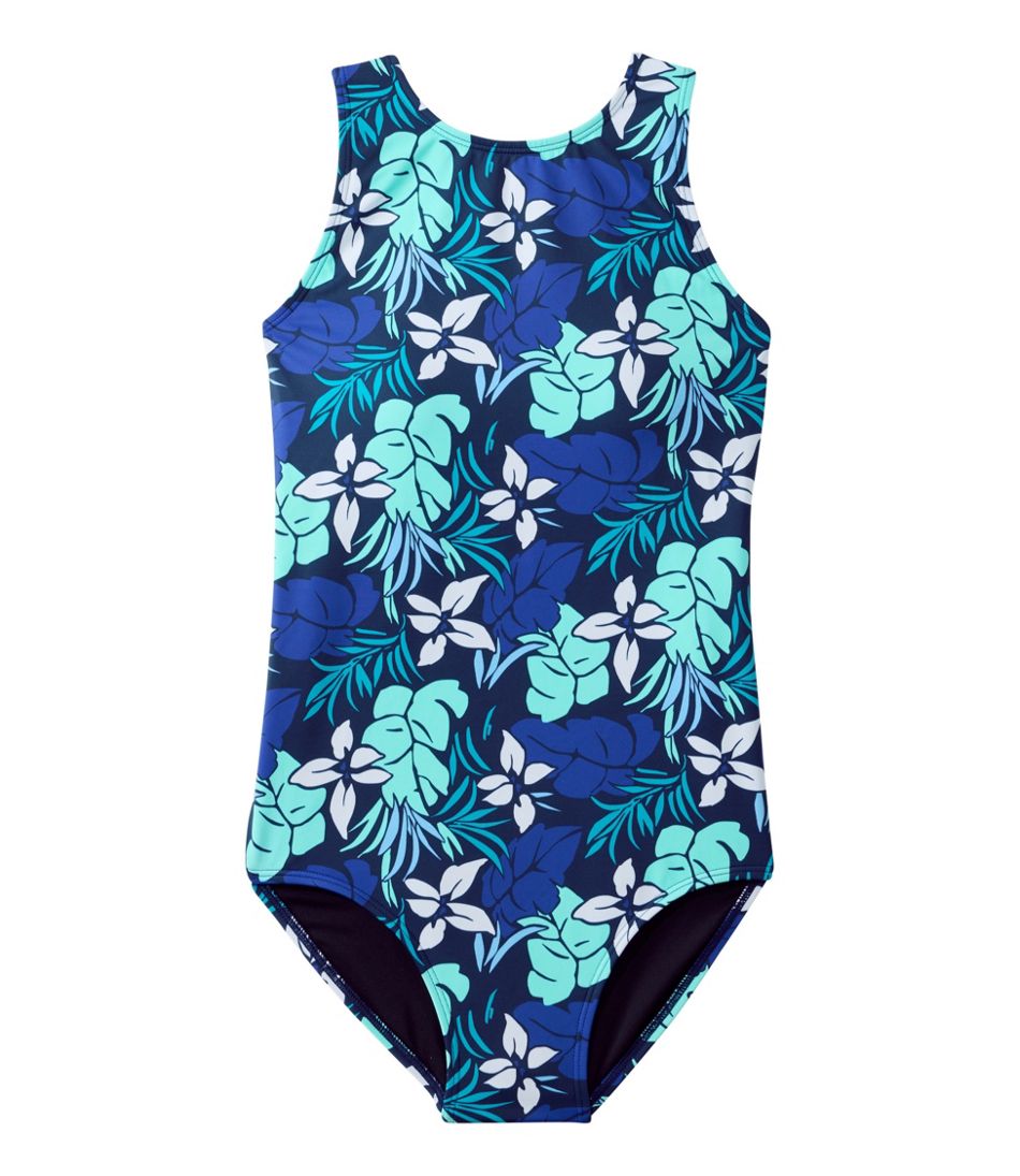 Women's BeanSport Highneck Tanksuit, Print - L.L.Bean Best Seller