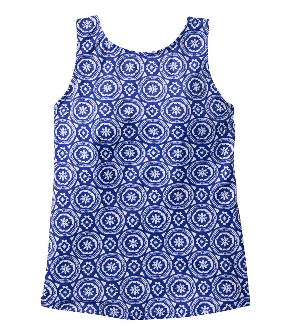 Women's BeanSport Highneck Tankini Top, Print - L.L.Bean Signature