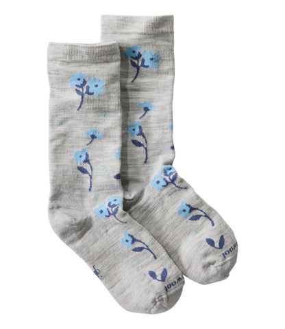 Women's Smartwool Everyday Garden Gala Crew Socks - L.L.Bean Everyday